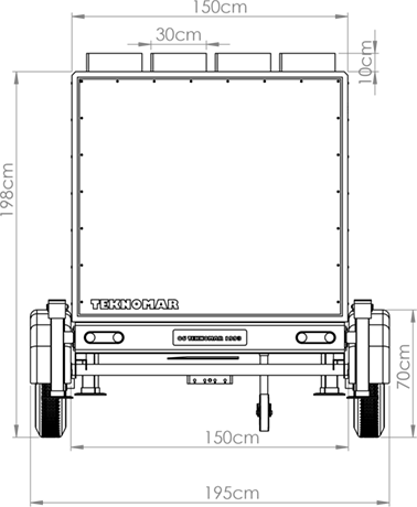 Saharan Aseptizer General Dimensions