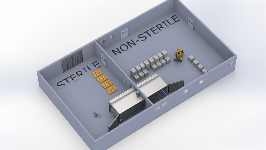 Industrial Type Ethylene Oxide Sterilizer Factory Layout