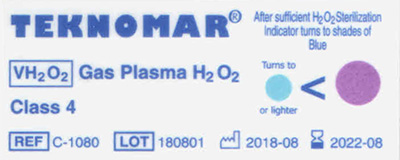 C-1080 Hydrogen Peroxide Indicator - Before Sterilization