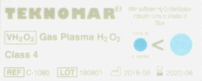 C-1080 Hydrogen Peroxide Indicator - After Sterilization